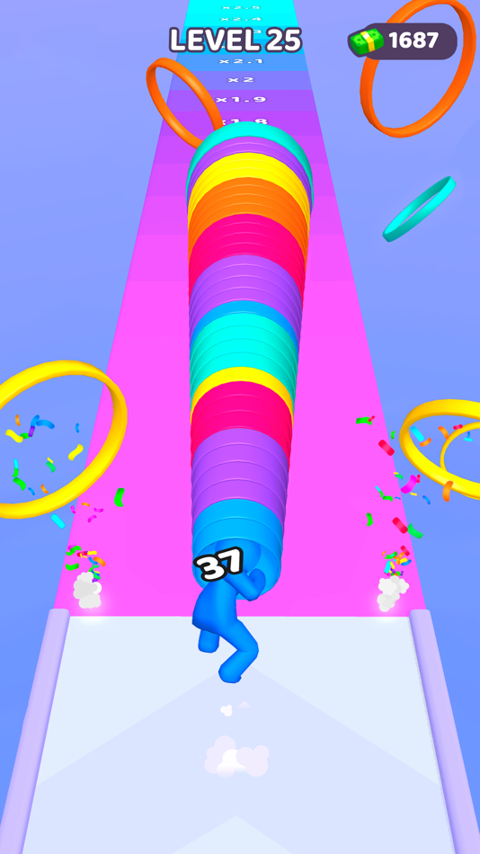 #5. Layer Man 3D: Run & Collect (iOS) Bởi: AI Games FZ