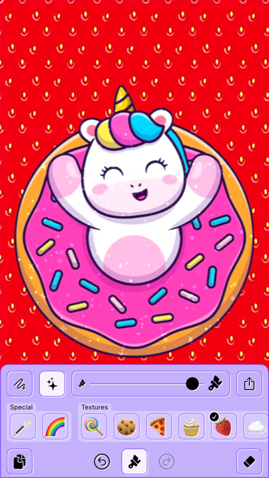 Kyra's Unicorn Coloring Screenshot