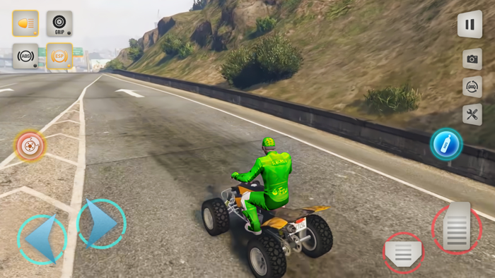 四轮摩托 ATV 游戏越野 3D