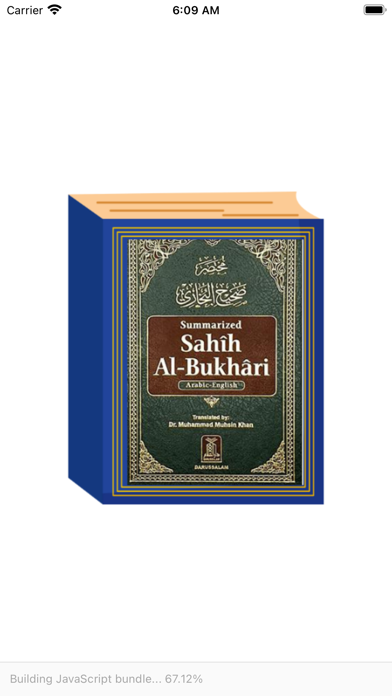 Bukhari's Sahih Screenshot