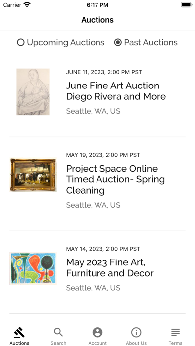 District Auction Screenshot