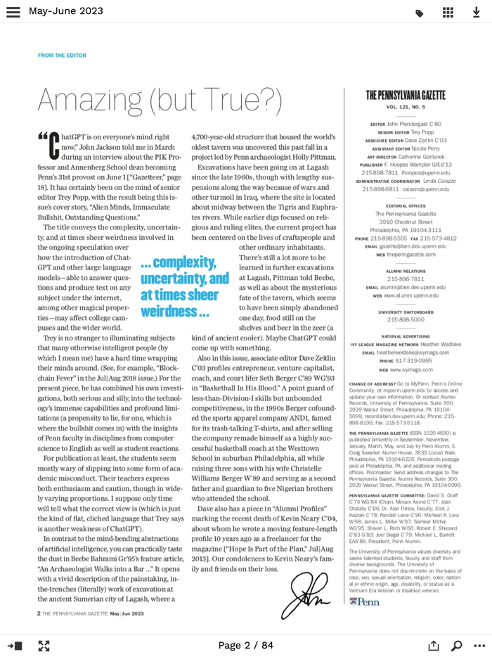 The Pennsylvania Gazette