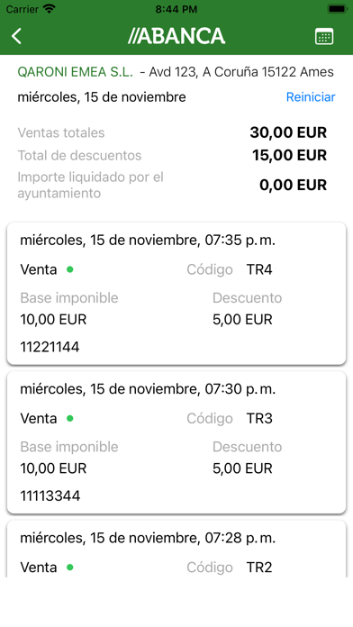 Bonos al Consumo Screenshot