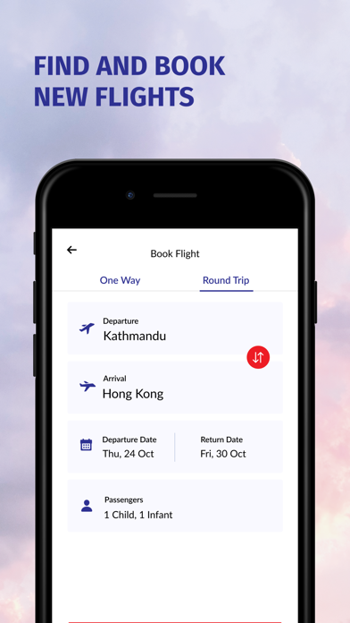 Nepal Airlines International Screenshot