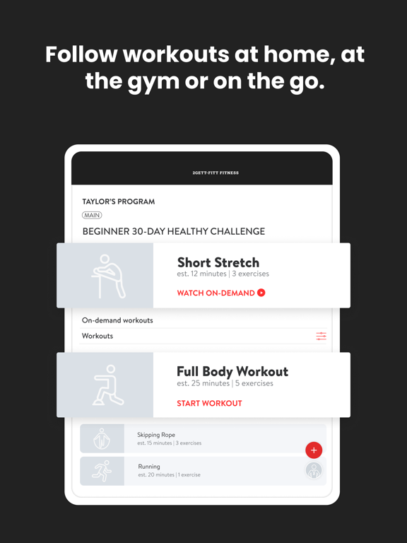 Screenshot #6 pour 2GETT FITT Fitness