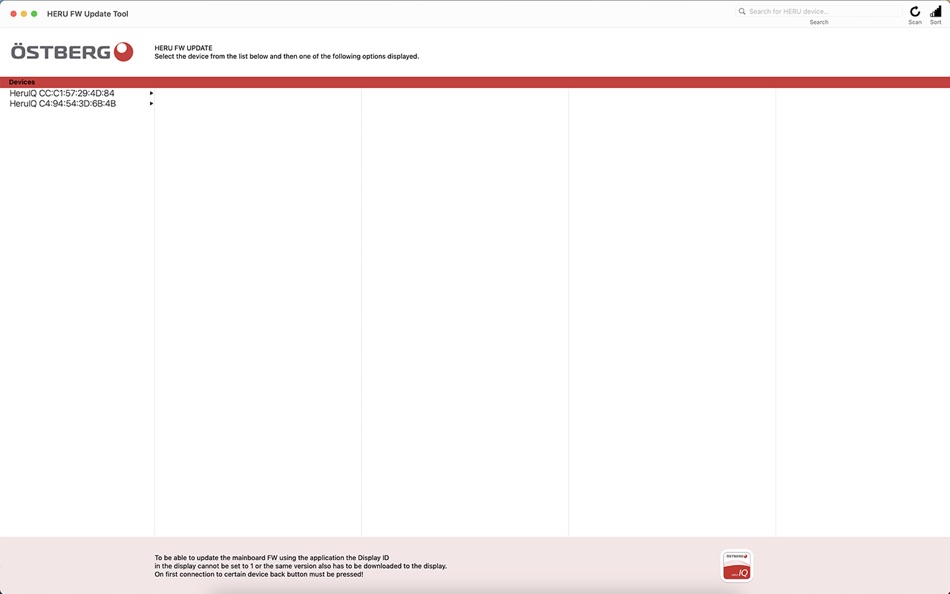 #1. HERU FW Update Tool (macOS) 由: H. Östberg AB