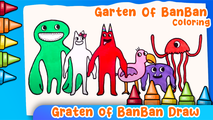 Garten Banban Coloring Book