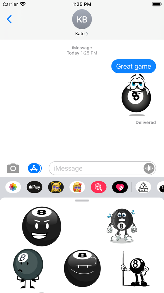 #4. Pool Stickers (iOS) بواسطة: Paul Scott