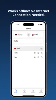 german dutch dictionary + iphone screenshot 1