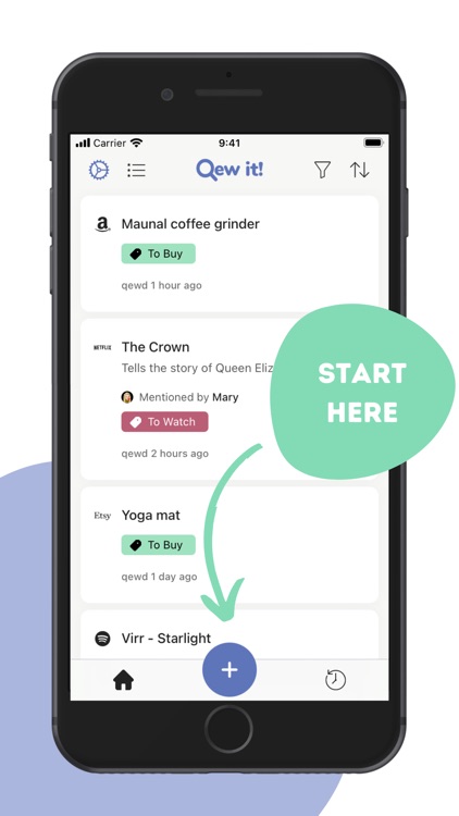 Qew it! – Your to-look-up app
