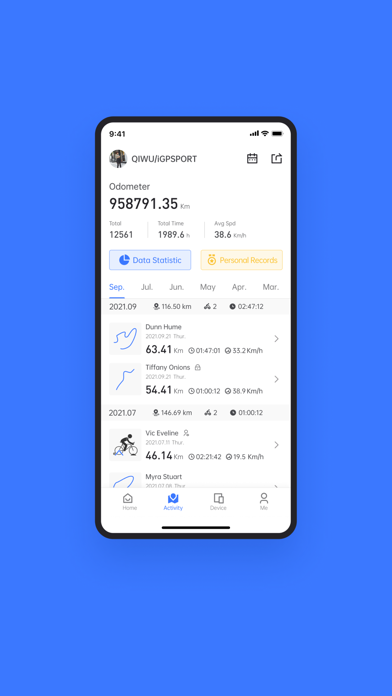 GPS Bike Screenshot
