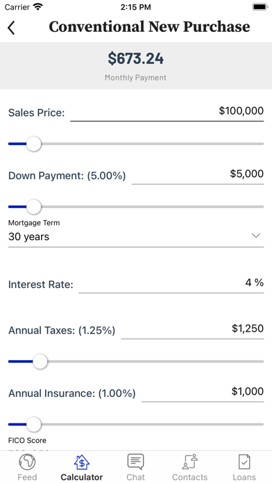 Fox Valley Mission Loans Screenshot