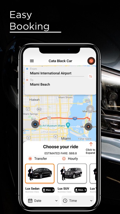 Cata Black Car- Chauffeurs MIA Screenshot