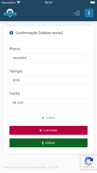 Rotativo Parada Legal Screenshot