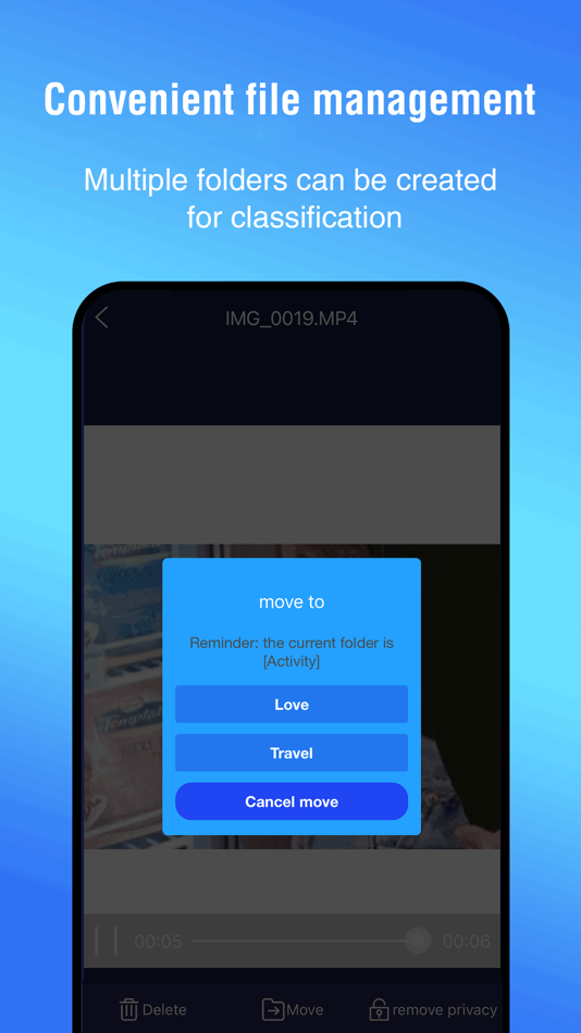 #3. Privacy album Manager (iOS) 由: 长沙唯美通信技术有限公司