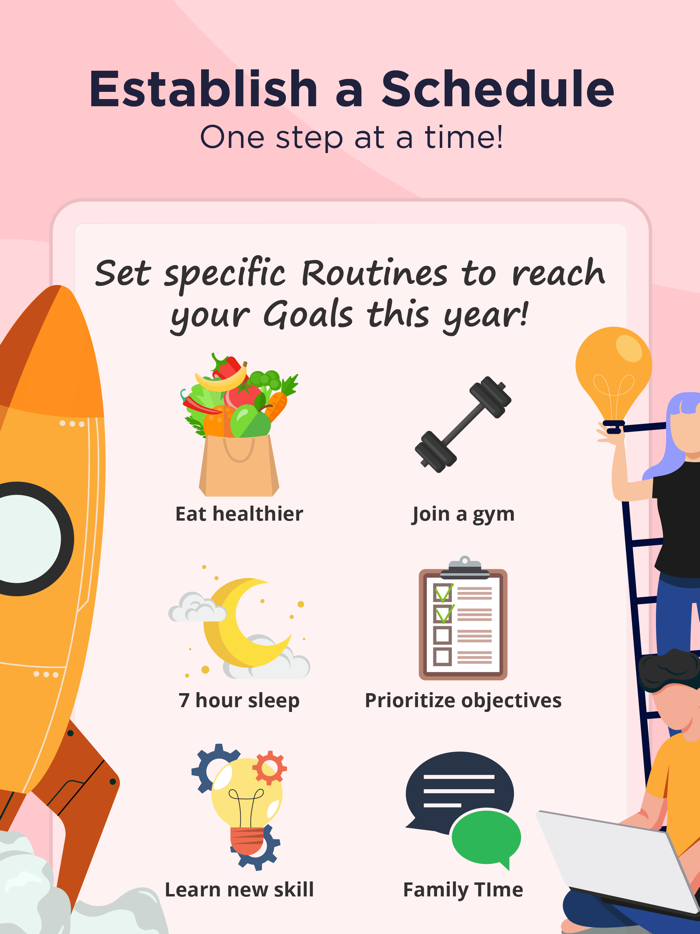 Goal Setting Tracker Planner