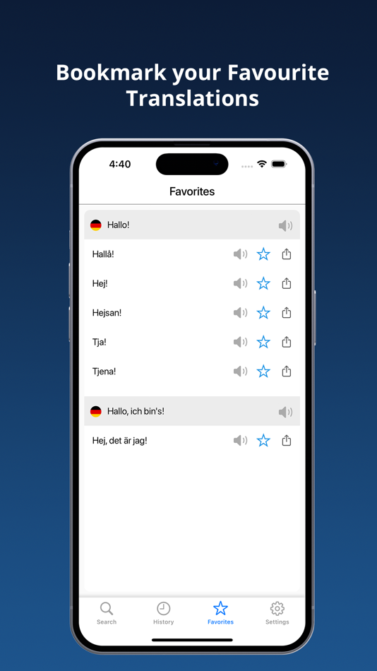 German Swedish Dictionary + - 1.1 - (iOS)