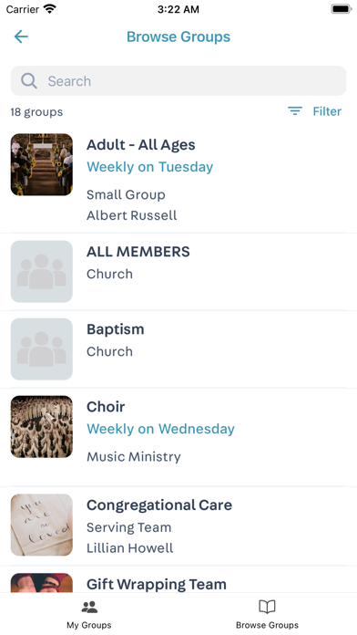 My One Church App Screenshot