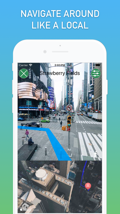 360 Central Park AR NYC Map Screenshot