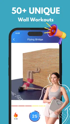 Game screenshot Wall Pilates Challenge & Fit apk
