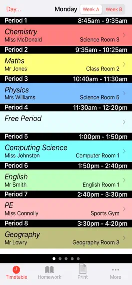 Game screenshot College/University Timetable mod apk