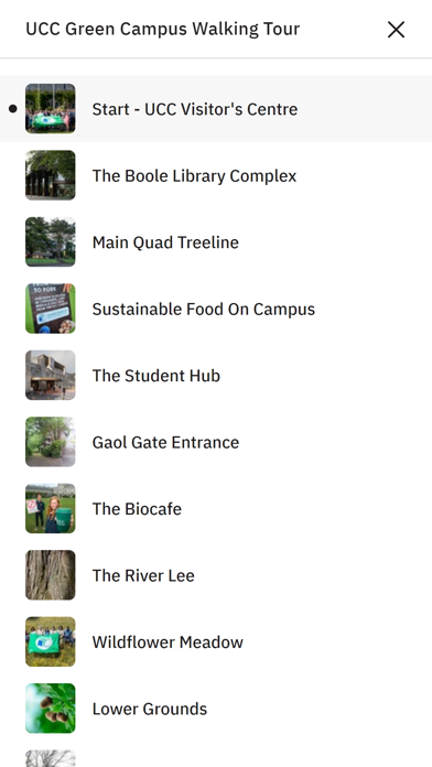 UCC Green Campus Tours Screenshot
