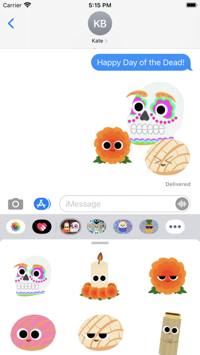 Día de Muertos Sticker Pack Screenshot