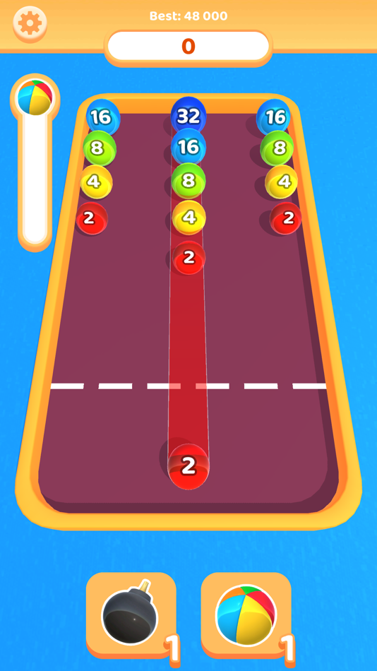 #1. Bubble 2048 3D (iOS) 由: Dual Cat