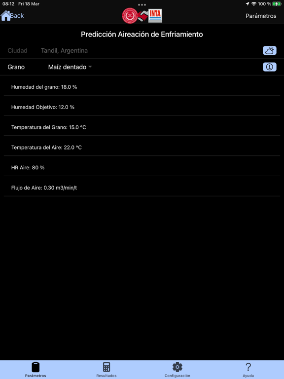 App screenshot
