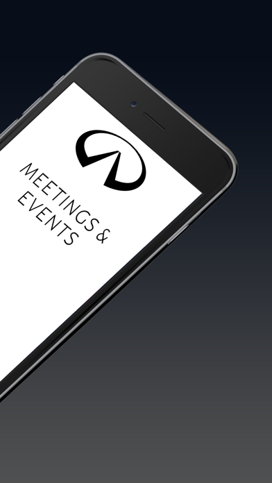 INFINITI Meetings & Events Screenshot