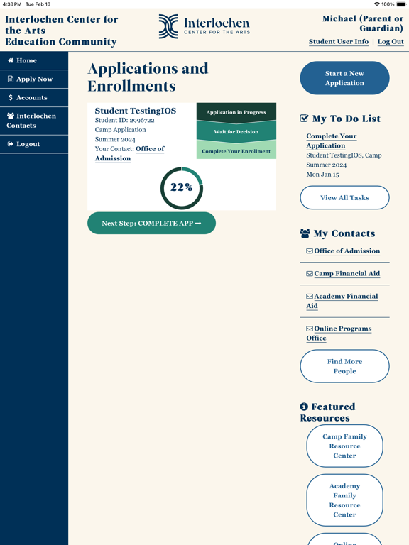 Screenshot #4 pour Interlochen Edu Community