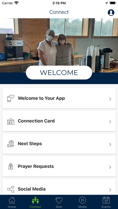 Safe Harbor Outreach Center Screenshot