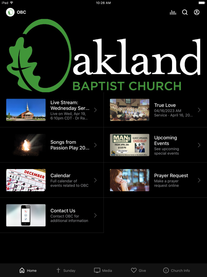 Oakland Baptist Church OBC