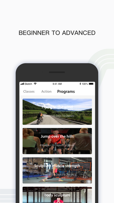 fino Fitness Exercise App Screenshot