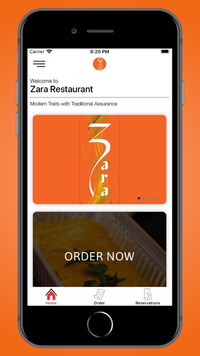 Zara Restaurant Screenshot