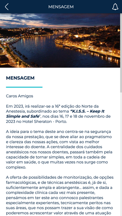 Norte da Anestesia 2023 Screenshot