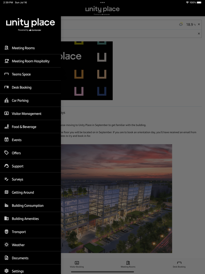 Unity Place Workspace