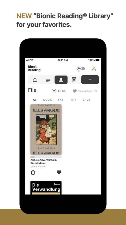 #5. Bionic Reading® (iOS) 由: Bionic Reading AG