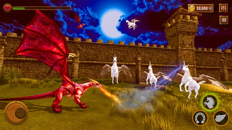 Unicorn Simulator Flying Horse screenshot-3