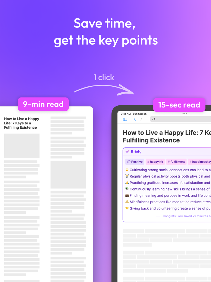 Briefy - AI-powered summarizer