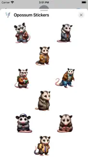 opossum stickers iphone screenshot 1