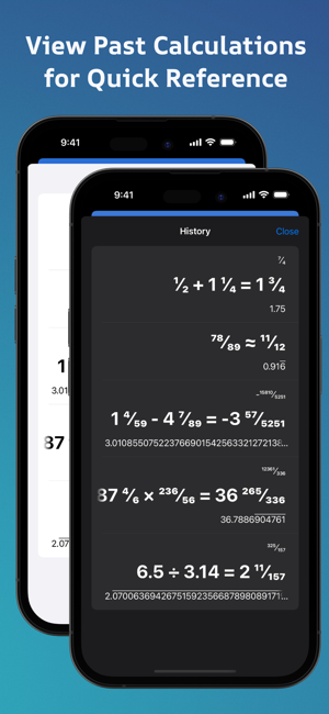 ‎Fraction Calculator Pro Screenshot