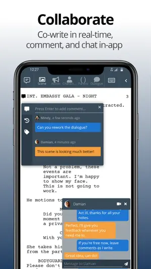 WriterDuet screenshot 2