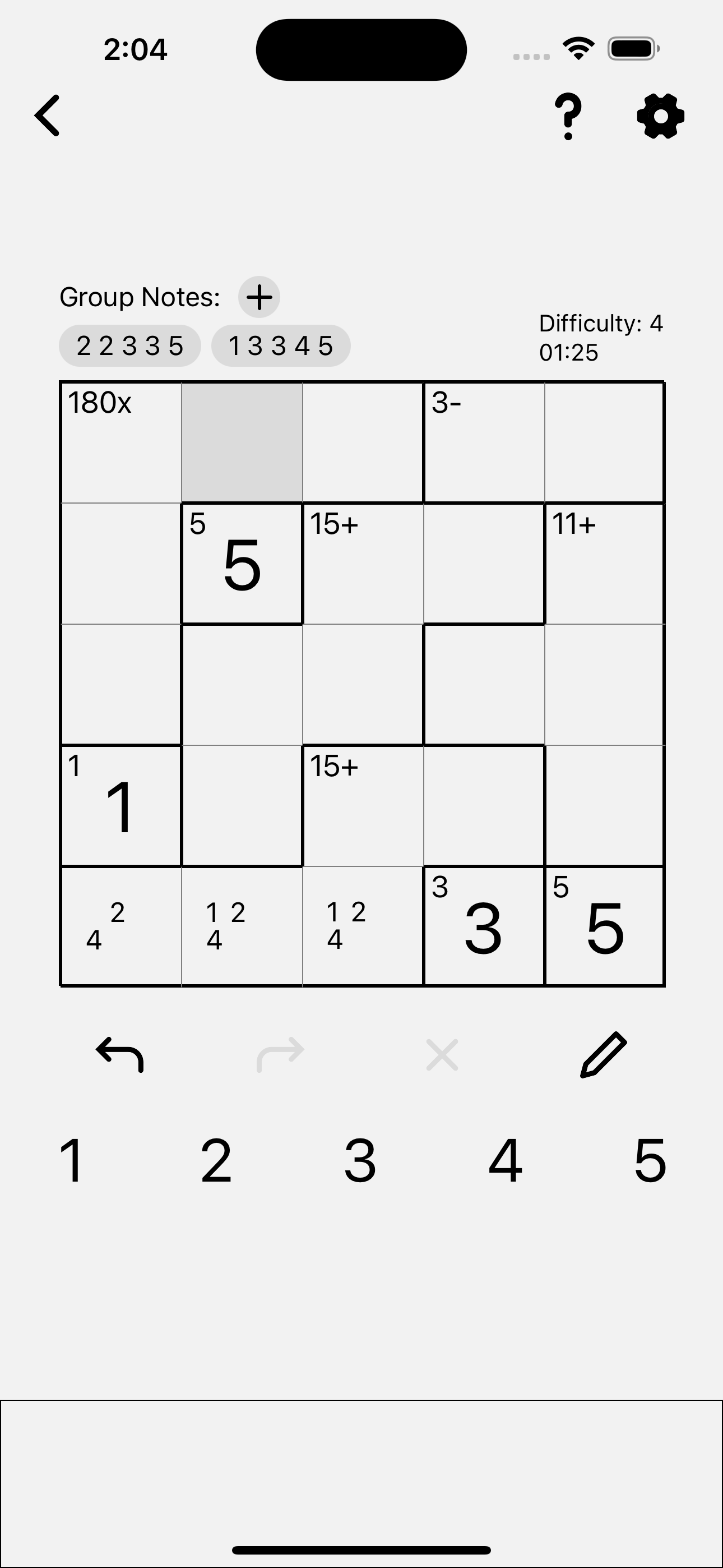 Calcudoku - Griddle Games