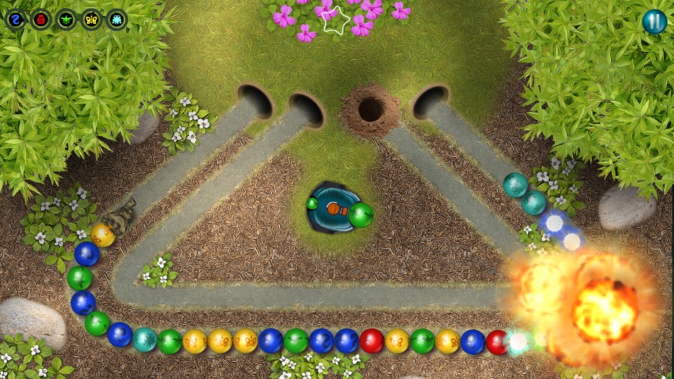 #5. Marbles Garden (iOS) Podle: Tomas Rychnovsky