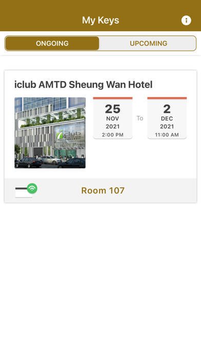 Regal Hotels Mobile Keys Screenshot