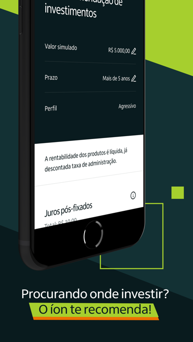 íon Itaú: investir em ações Screenshot