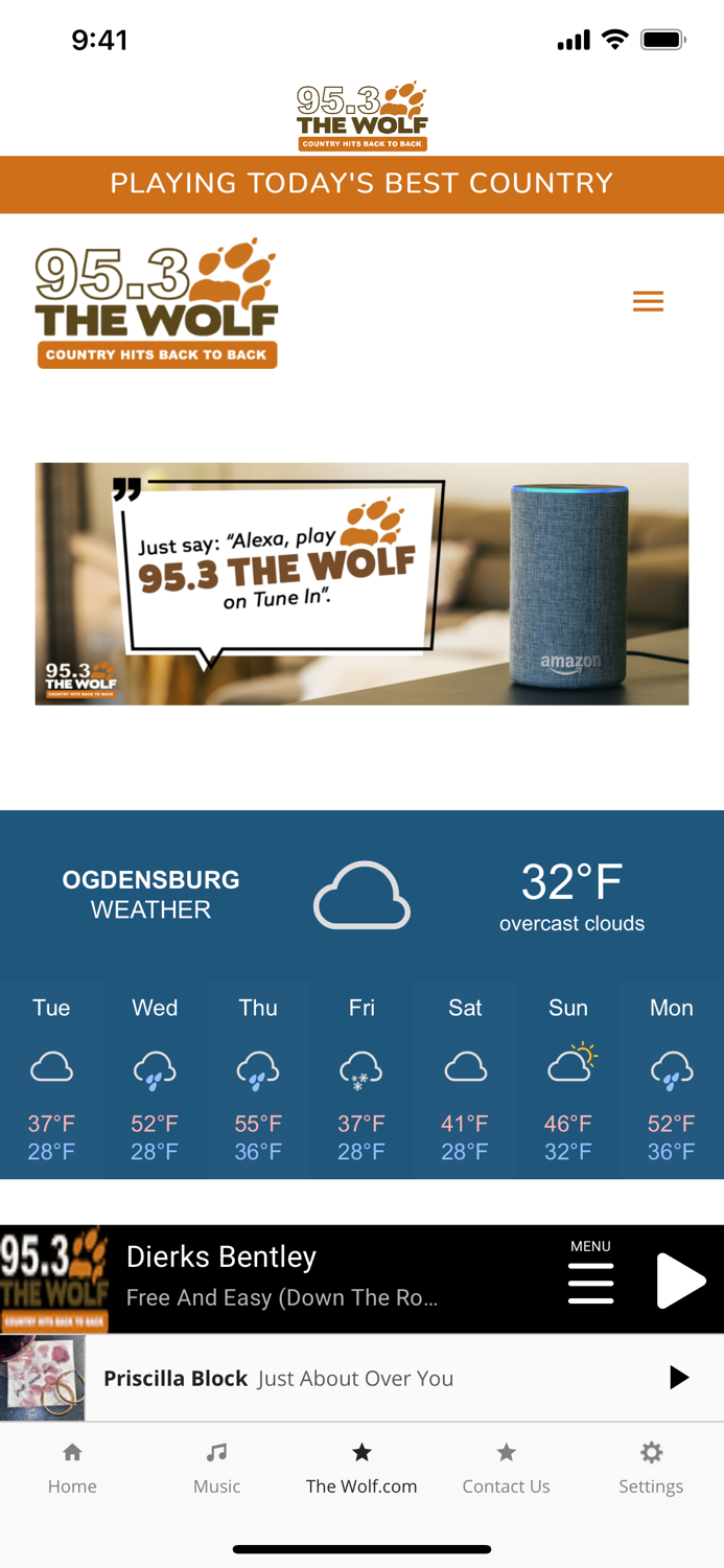 95.3 The Wolf WLFK FM