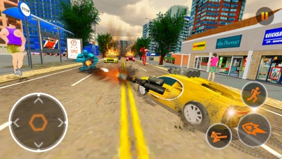 Robot Helicopter Transform War Screenshot