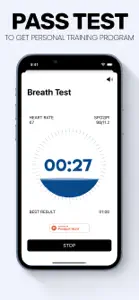 Freedive Apnea Breath Trainer screenshot #2 for iPhone